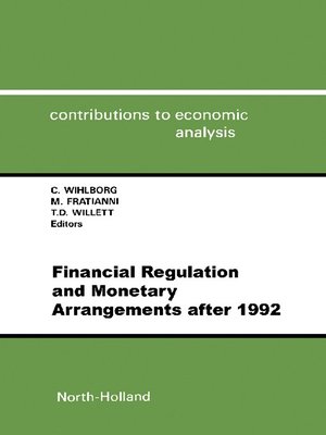 cover image of Financial Regulation and Monetary Arrangements after 1992